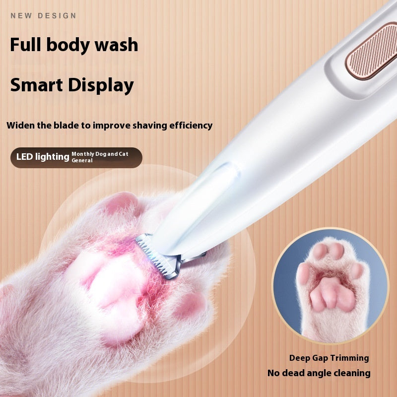 LED Waterproof Paw Trimmer with Display