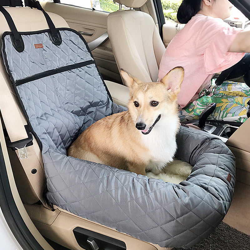 New Multifunctional Pet Travel Car Bed with Thick Cushion