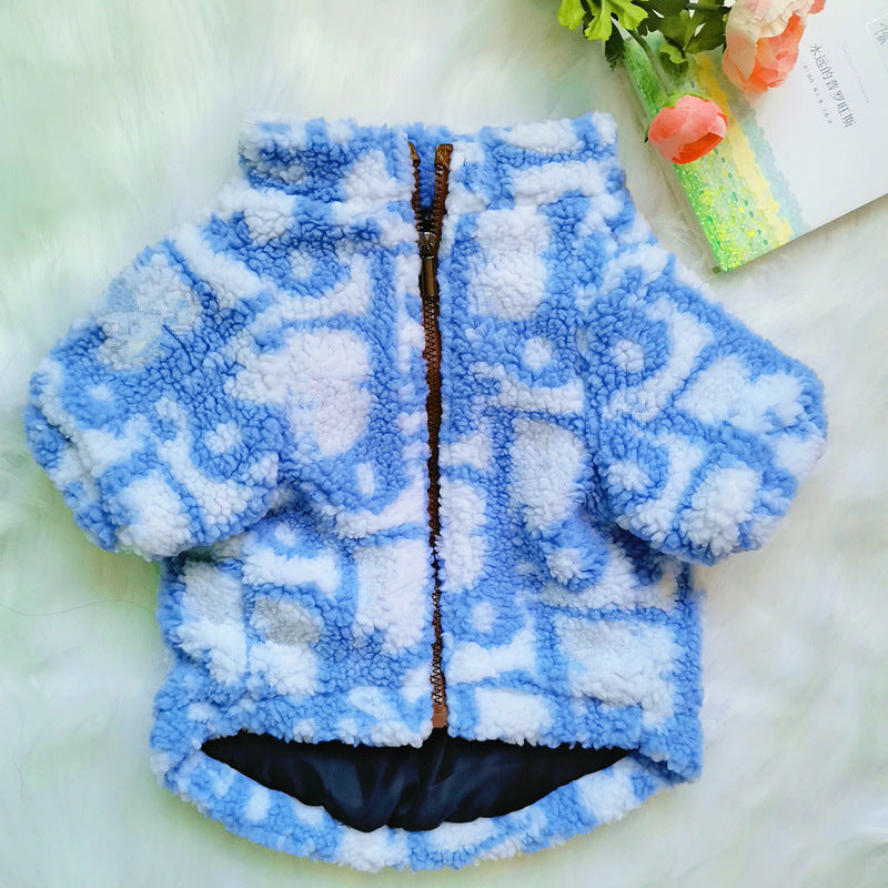 Warm Fleece Dog Jacket – Winter Pet Coat