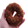 Donut Plush Squeaky Pet Toy