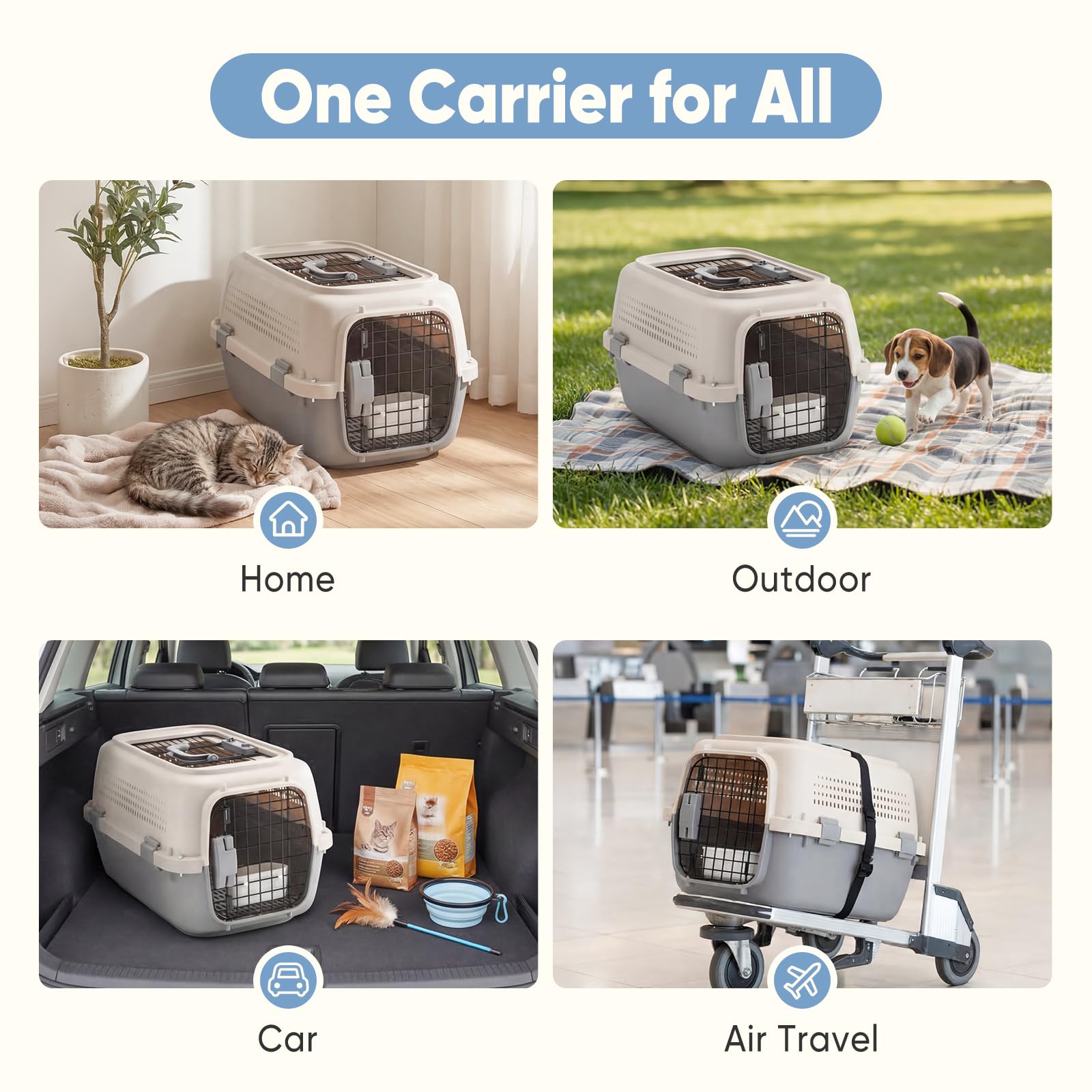 Airline-Approved Pet Travel Carrier