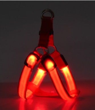 LED Glowing Dog Harness & Leash Set