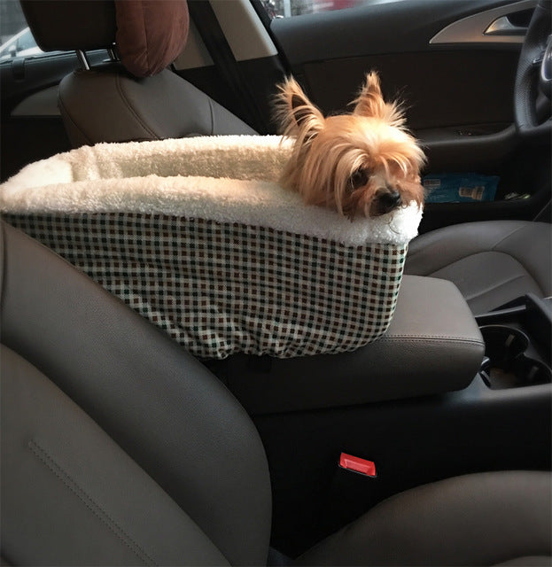Car Safety Pet Seat with Cushion Bed