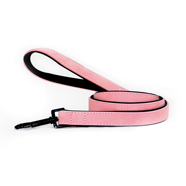 Leather Dog Leash – Anti-Pull, Multi-Color