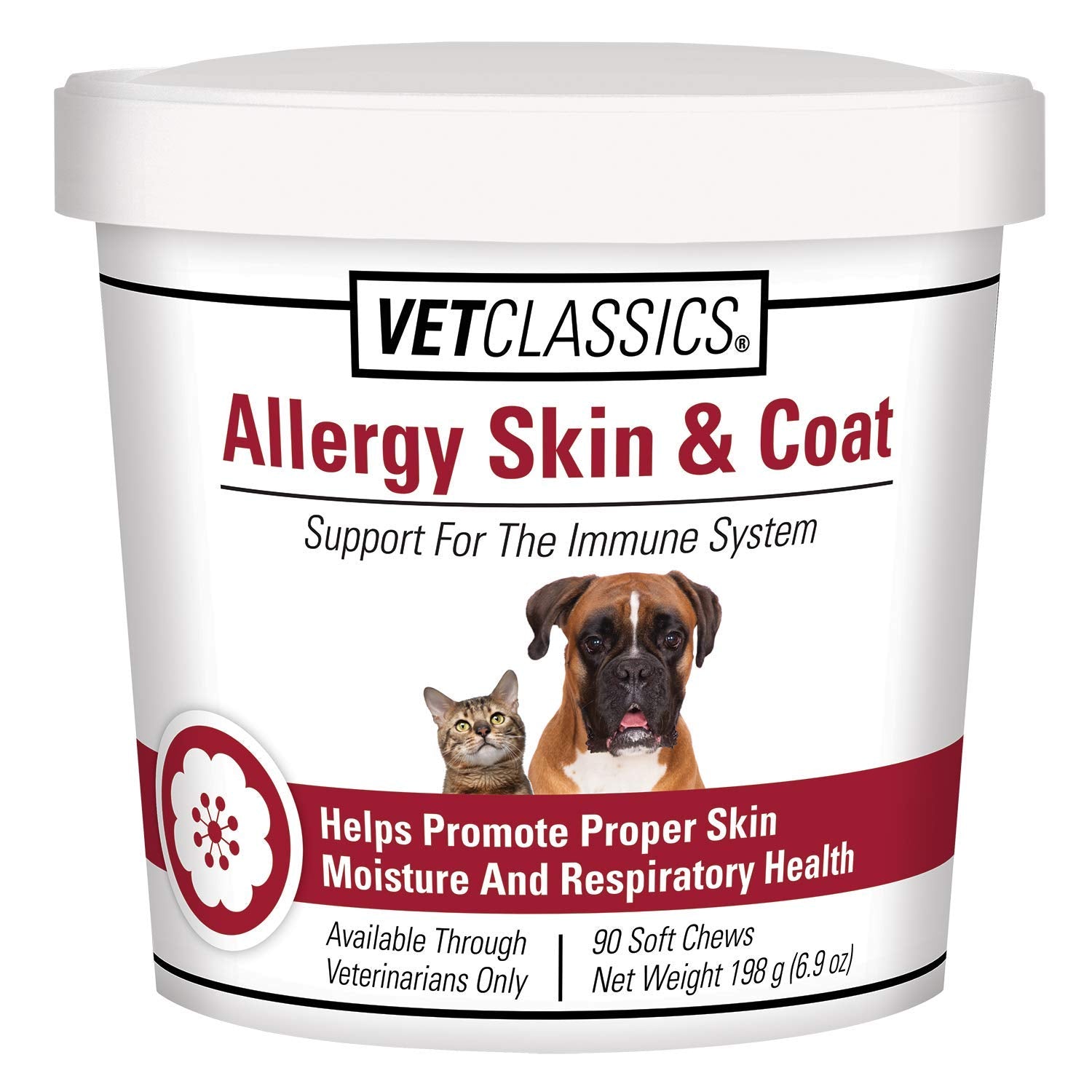 Allergy, Skin & Coat Soft Chews for Dogs & Cats (90 ct)