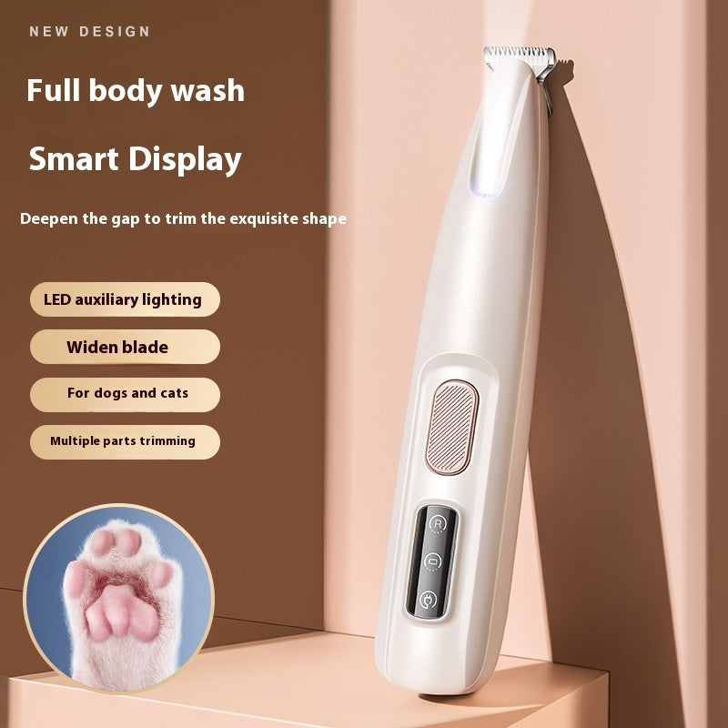 LED Waterproof Paw Trimmer with Display