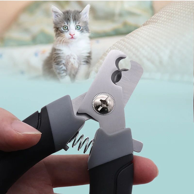 Stainless Steel Pet Nail Clippers for Cats & Dogs