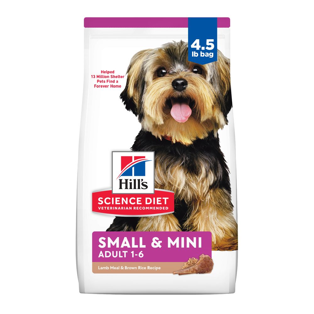 Hill's Science Diet Small Breed Lamb Dog Food 4.5lb
