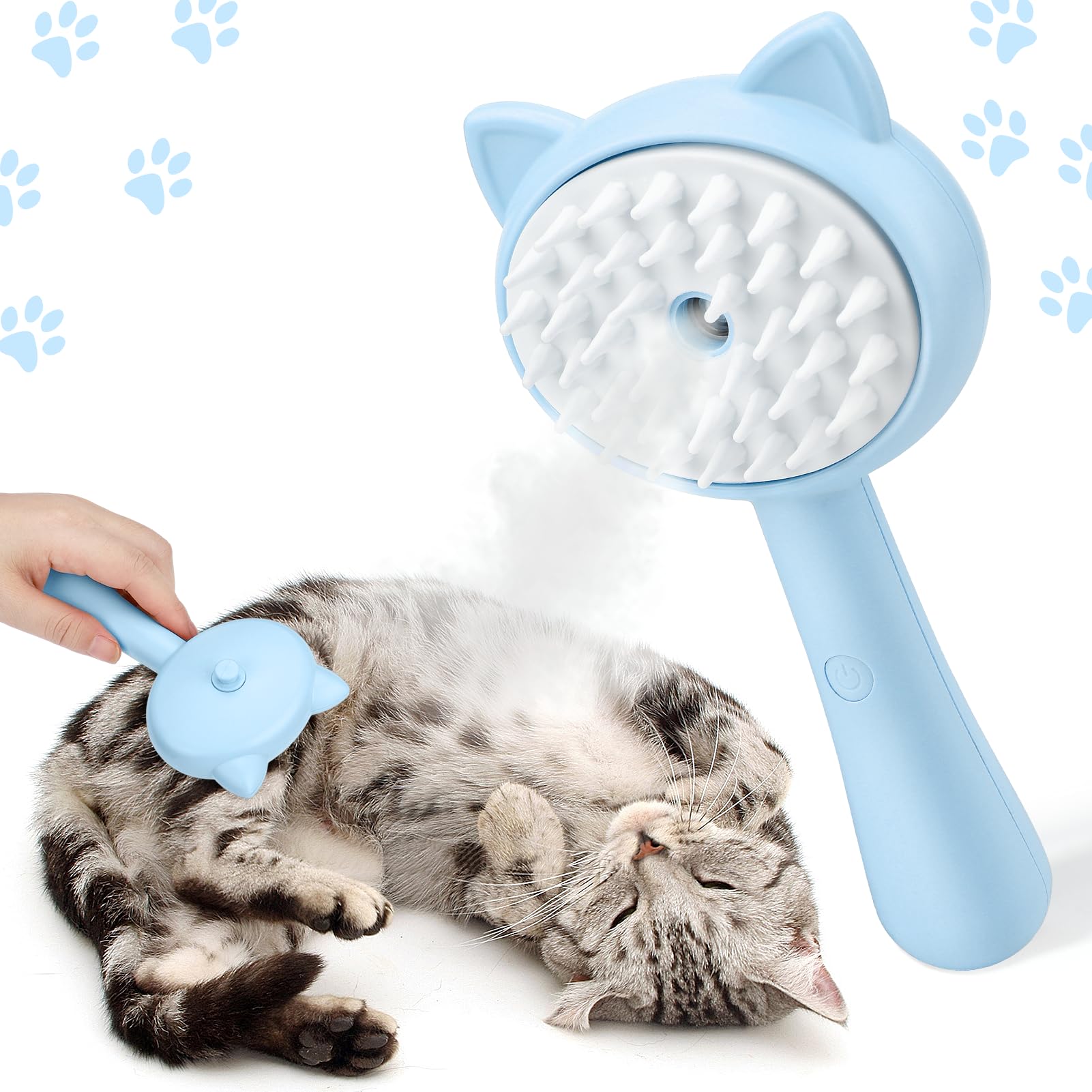 BABORUI Steamy Pet Groomer with Handle and Water Tank