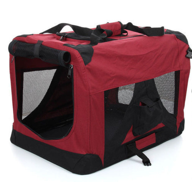 Foldable Dog Cage Backpack Carrier