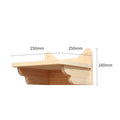 Solid Wood Wall-Mounted Cat Climbing Shelf