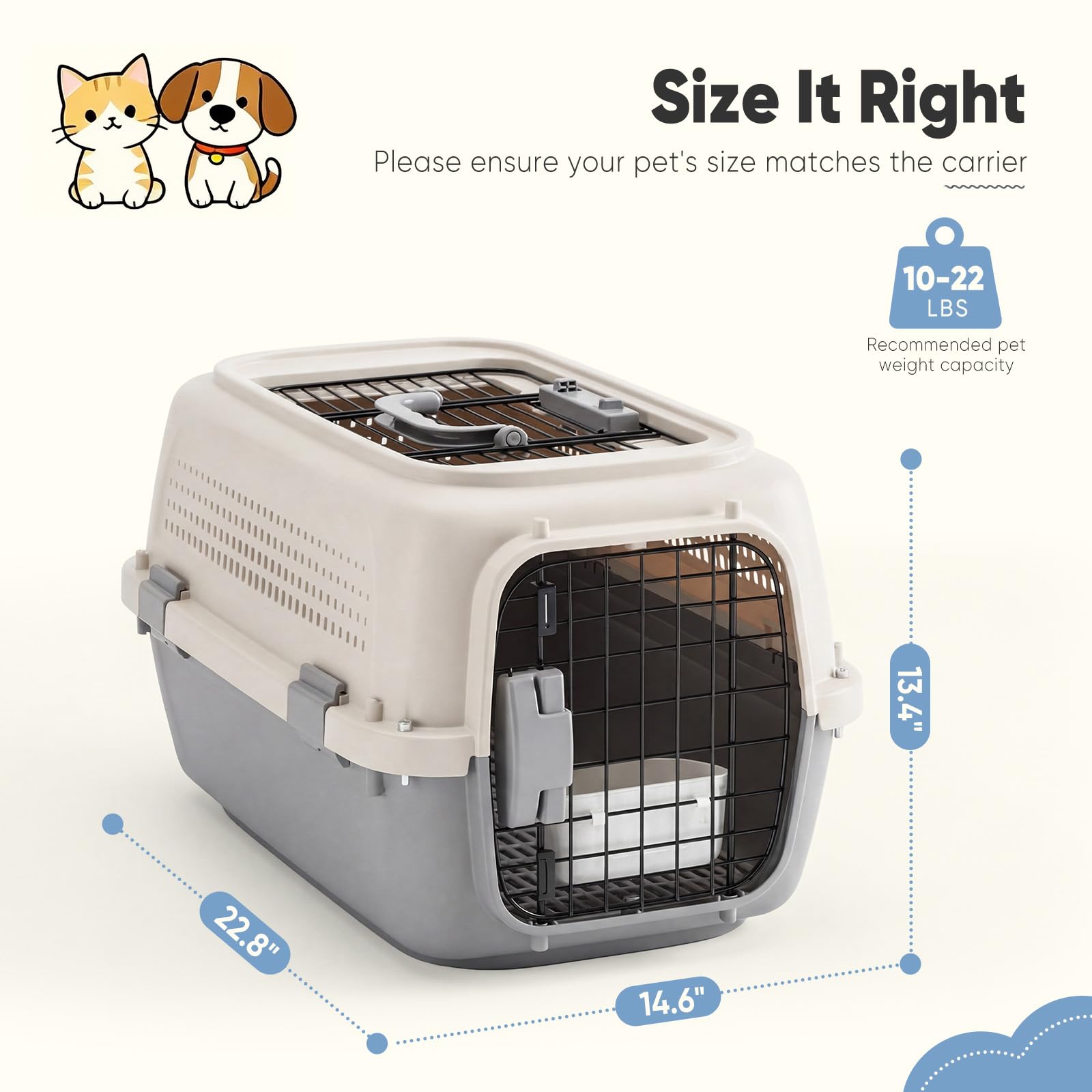Airline-Approved Pet Travel Carrier