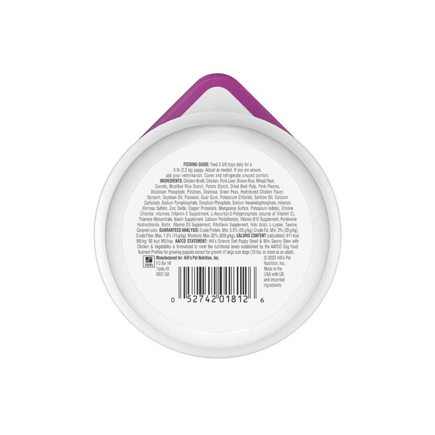 Hill's Science Diet Small Breed Beef Stew 3.5oz