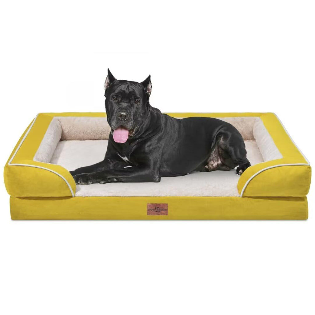 Comfort Expression XXL Orthopedic Dog Bed - Mustard