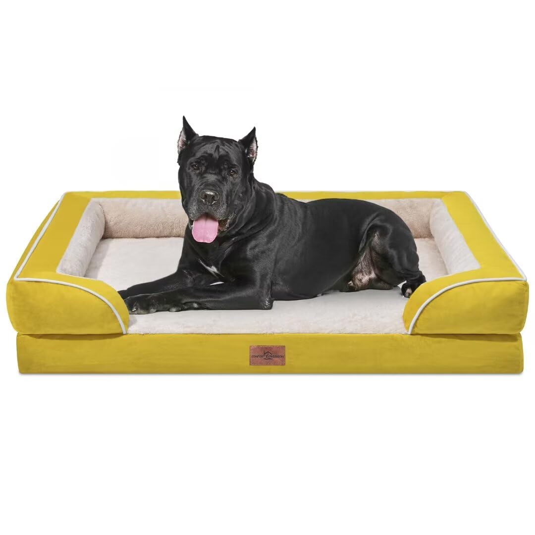 Comfort Expression XXL Orthopedic Dog Bed - Mustard
