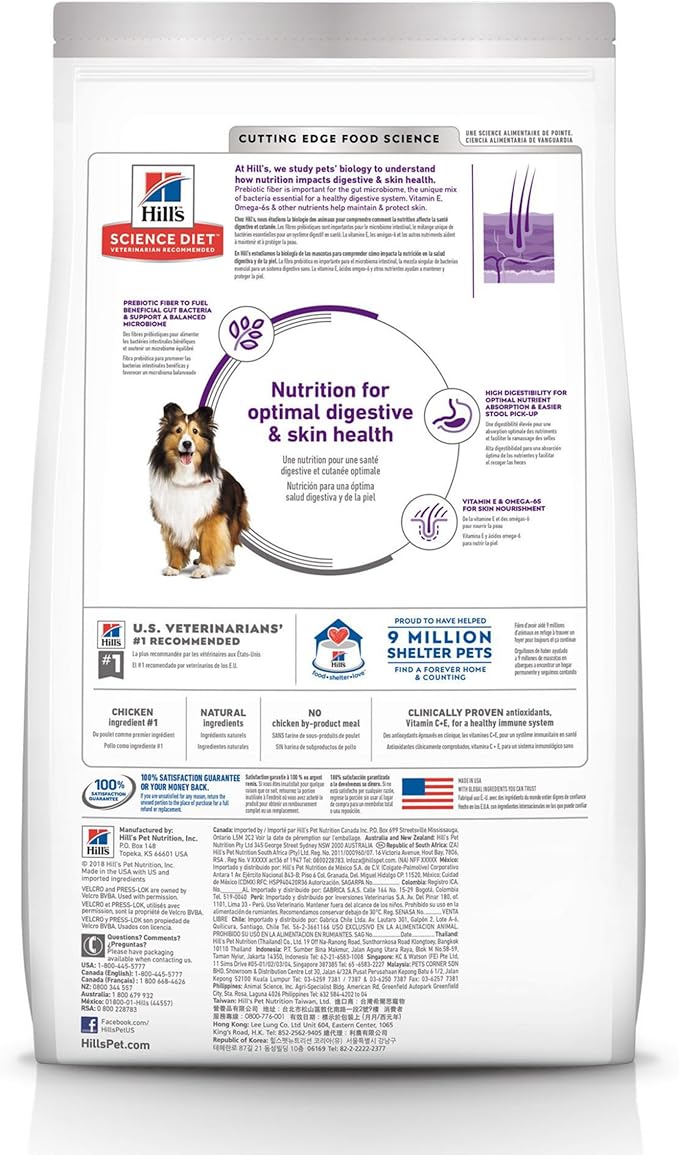 Hill's Science Diet Sensitive Stomach Chicken Dog Food