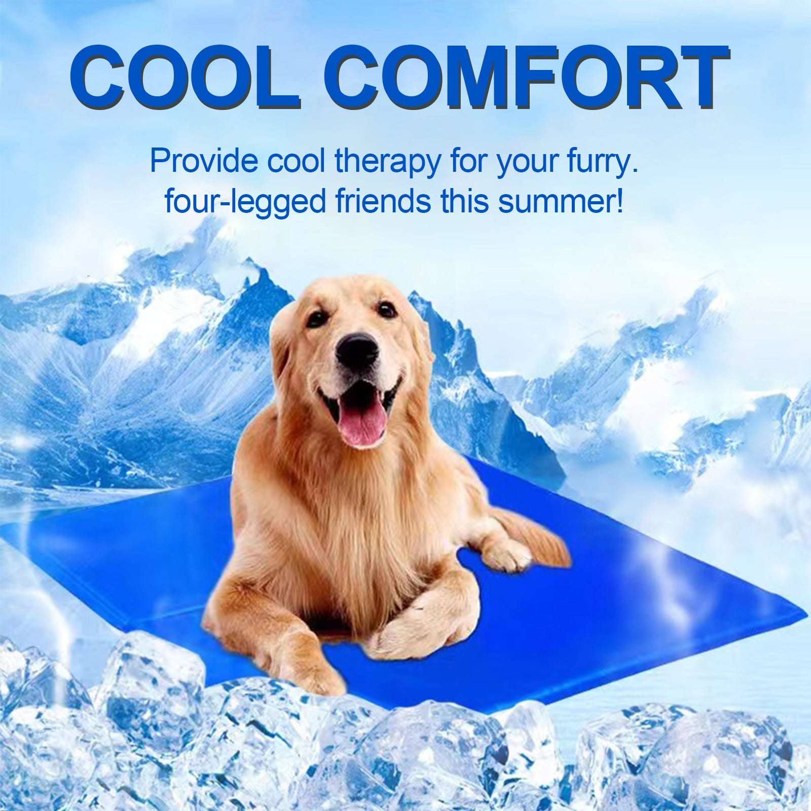 Pressure-Activated Cooling Mat for Pets