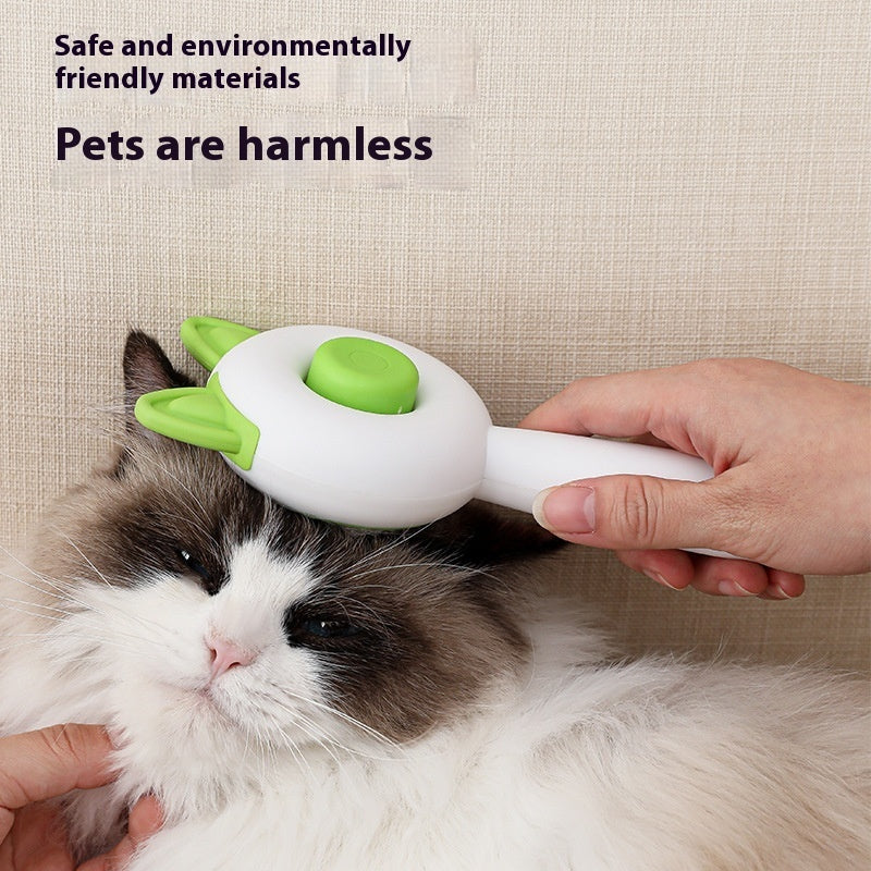 Self-Cleaning Dematting Comb for Cats