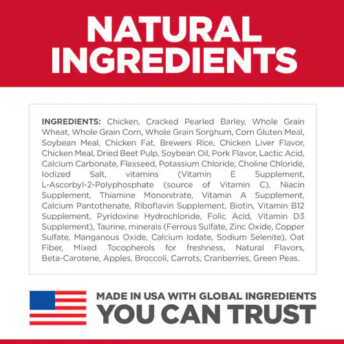 Hill's Science Diet Chicken & Barley Dog Food