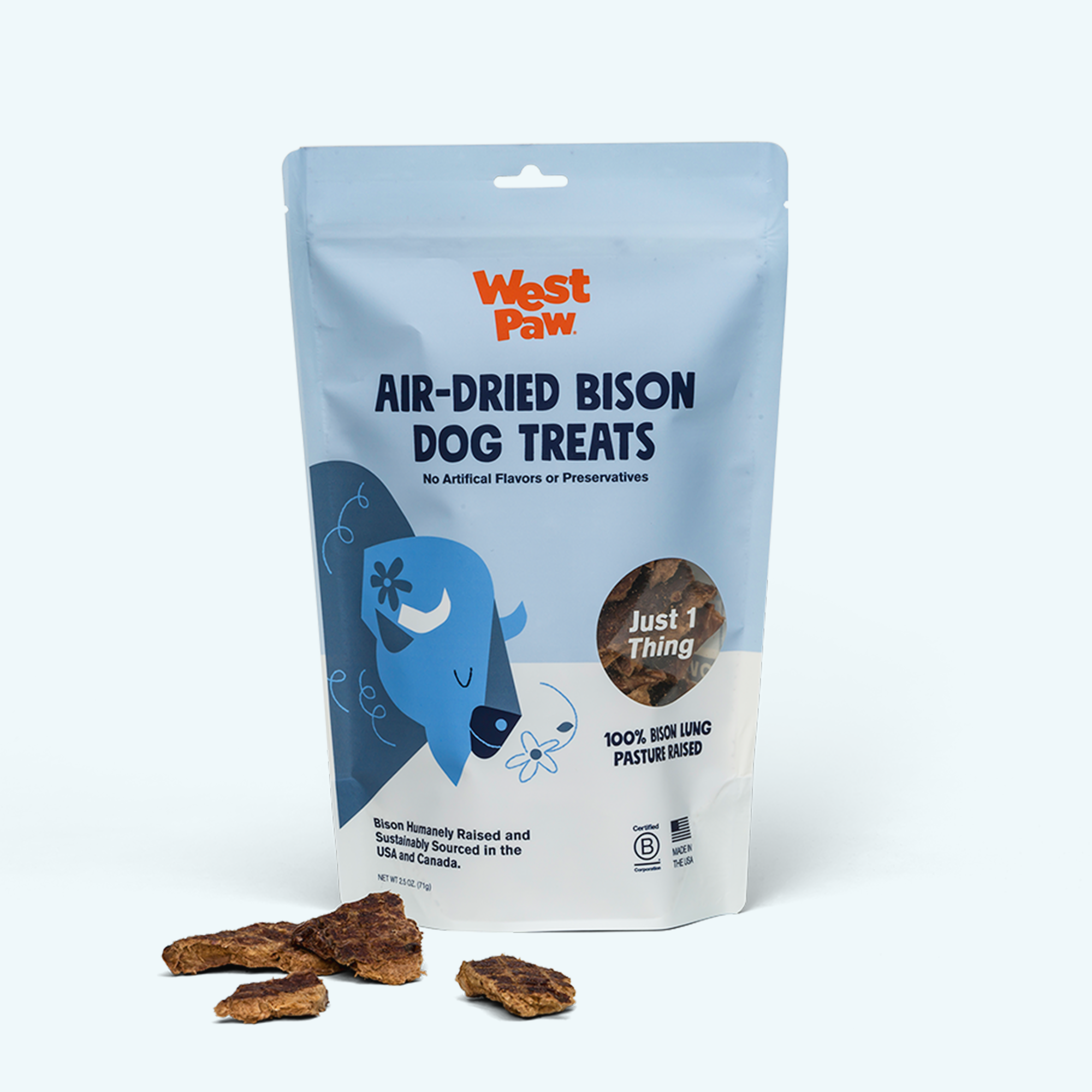 Bison Lung Dog Treats