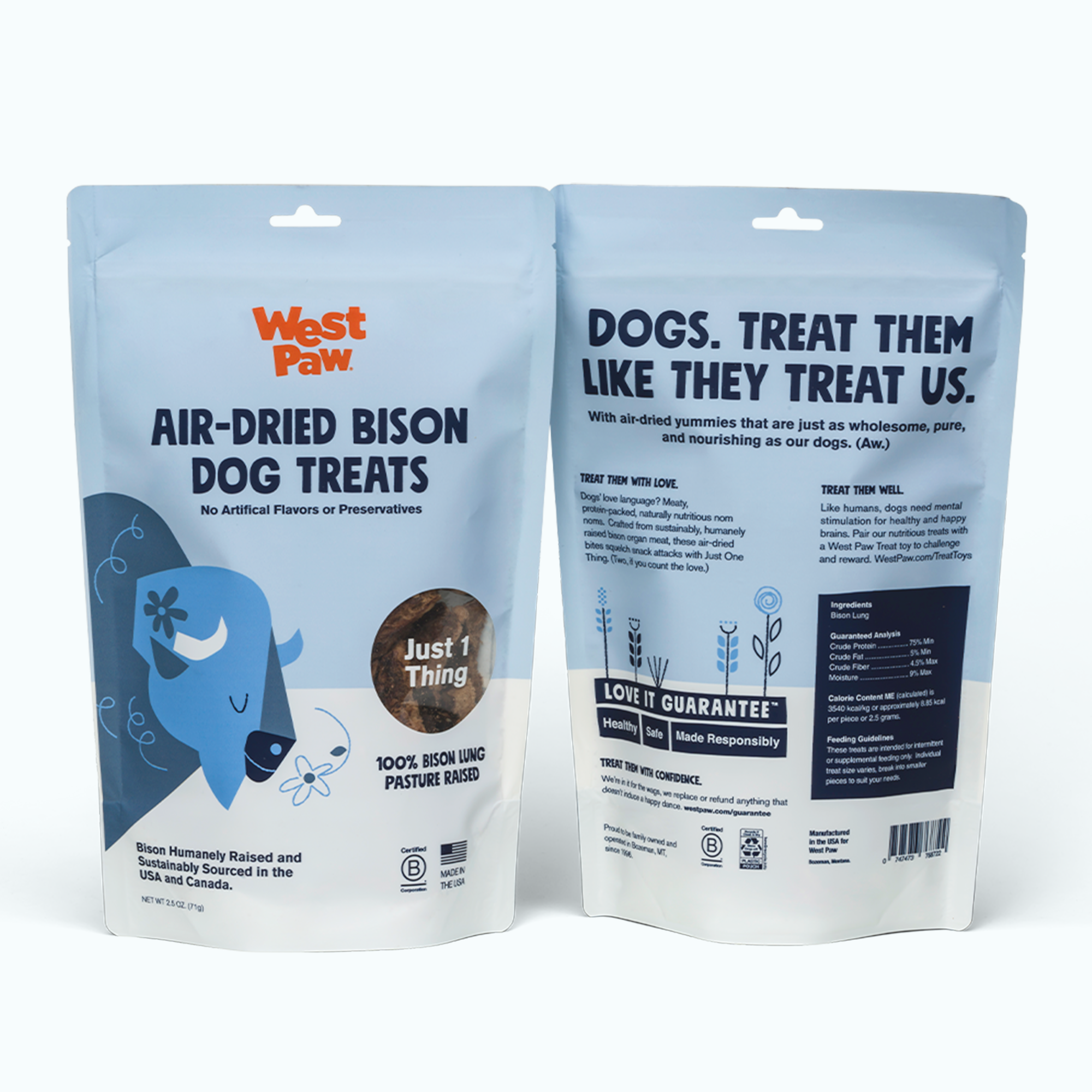 Bison Lung Dog Treats