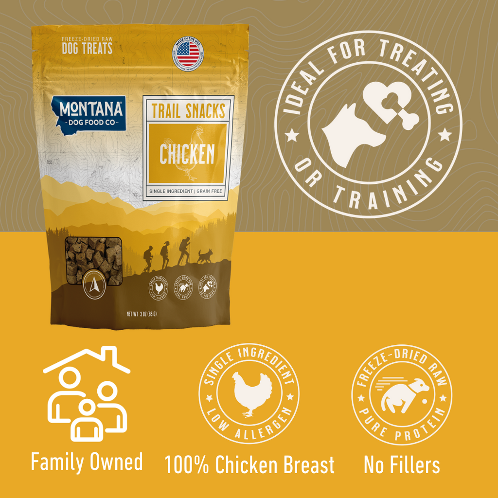 Chicken Breast Freeze-Dried Trail Treats 3oz