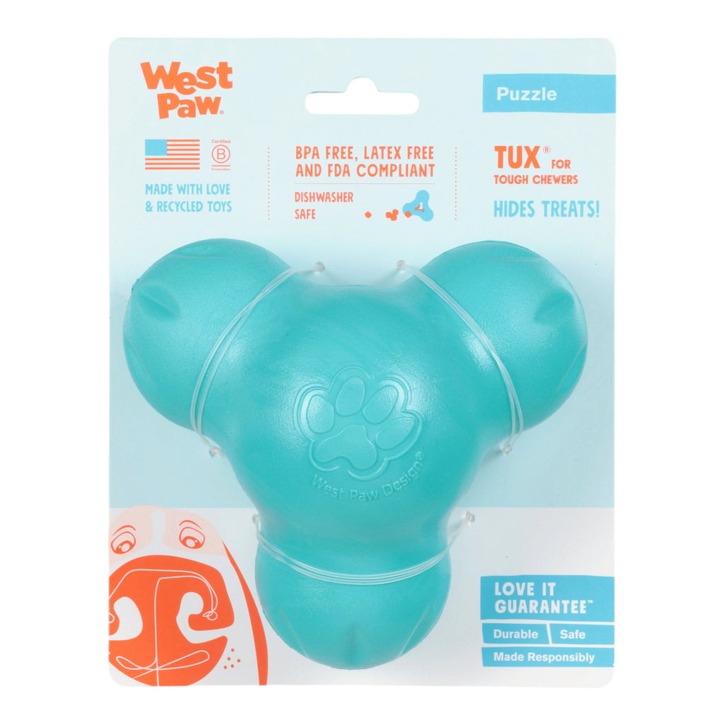Tux Dog Chew Toy - Teal