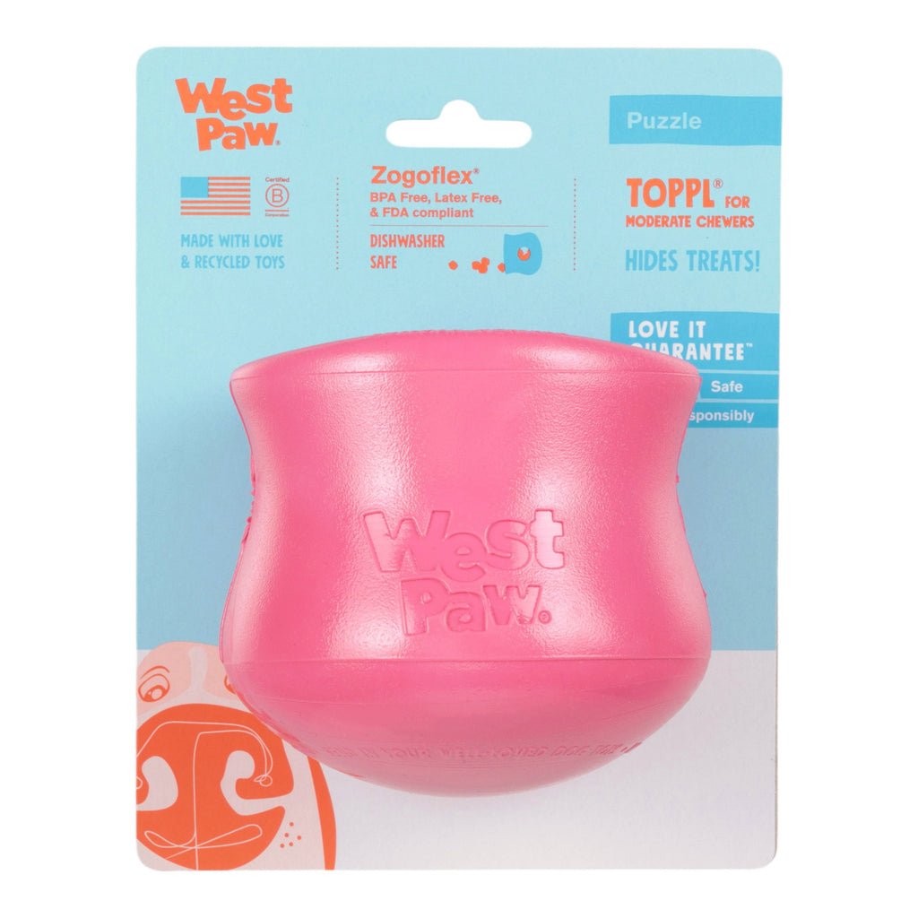 Toppl Treat Dispensing Dog Toy - Geranium