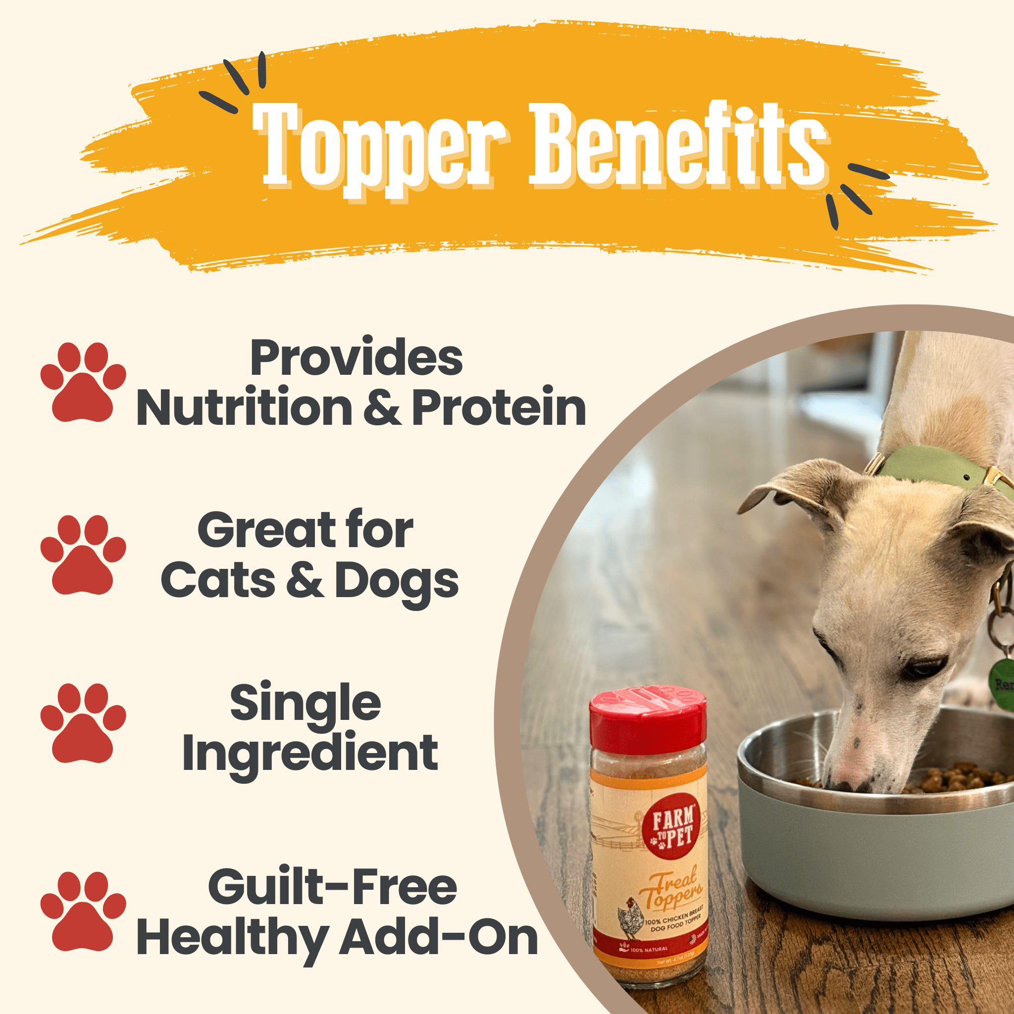 Chicken Food Topper