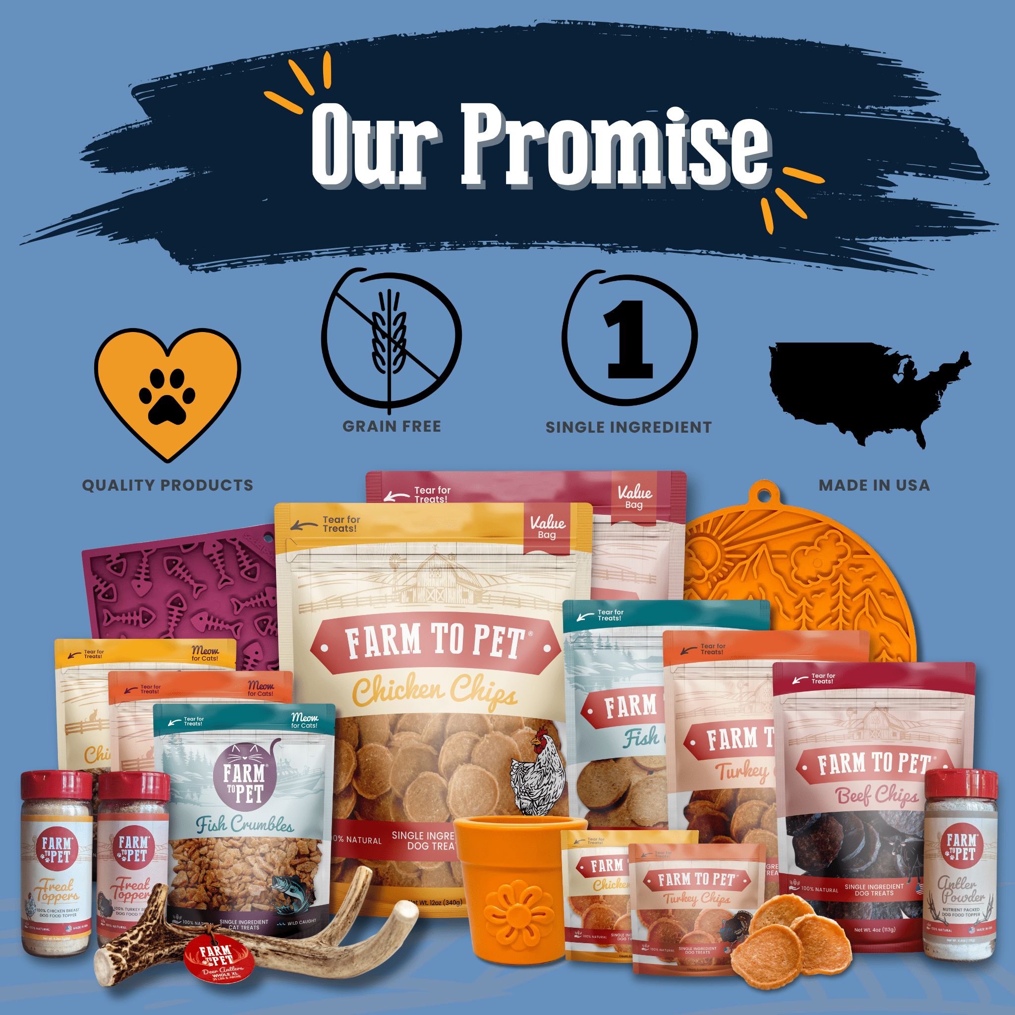 Fiesta Pack Dog Treat Variety Bundle