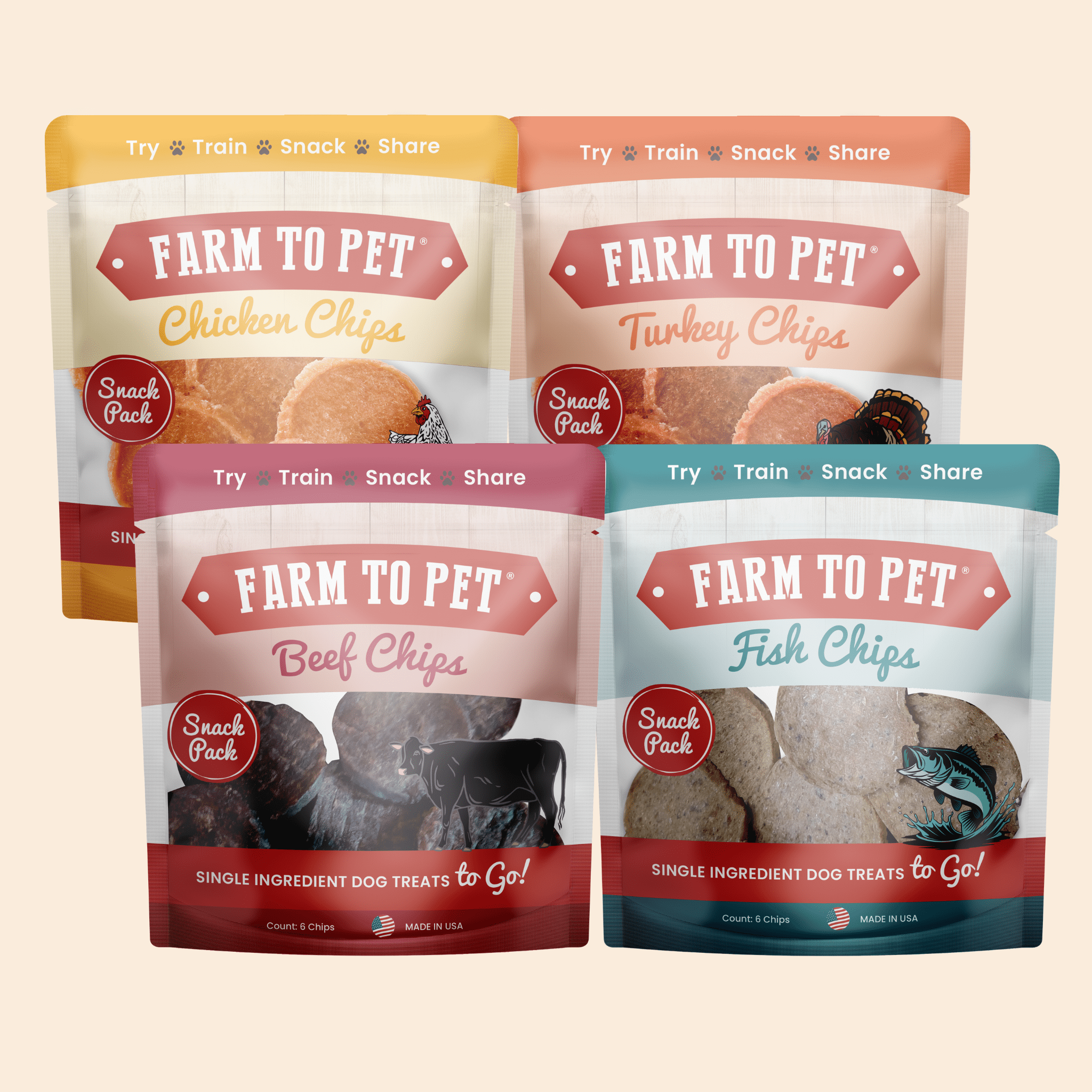 Dog Treat Sampler Snack Pack
