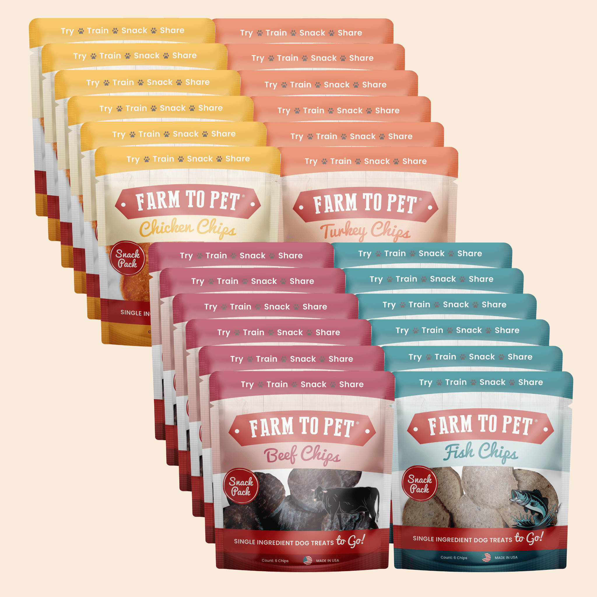 Dog Treat Sampler Snack Pack