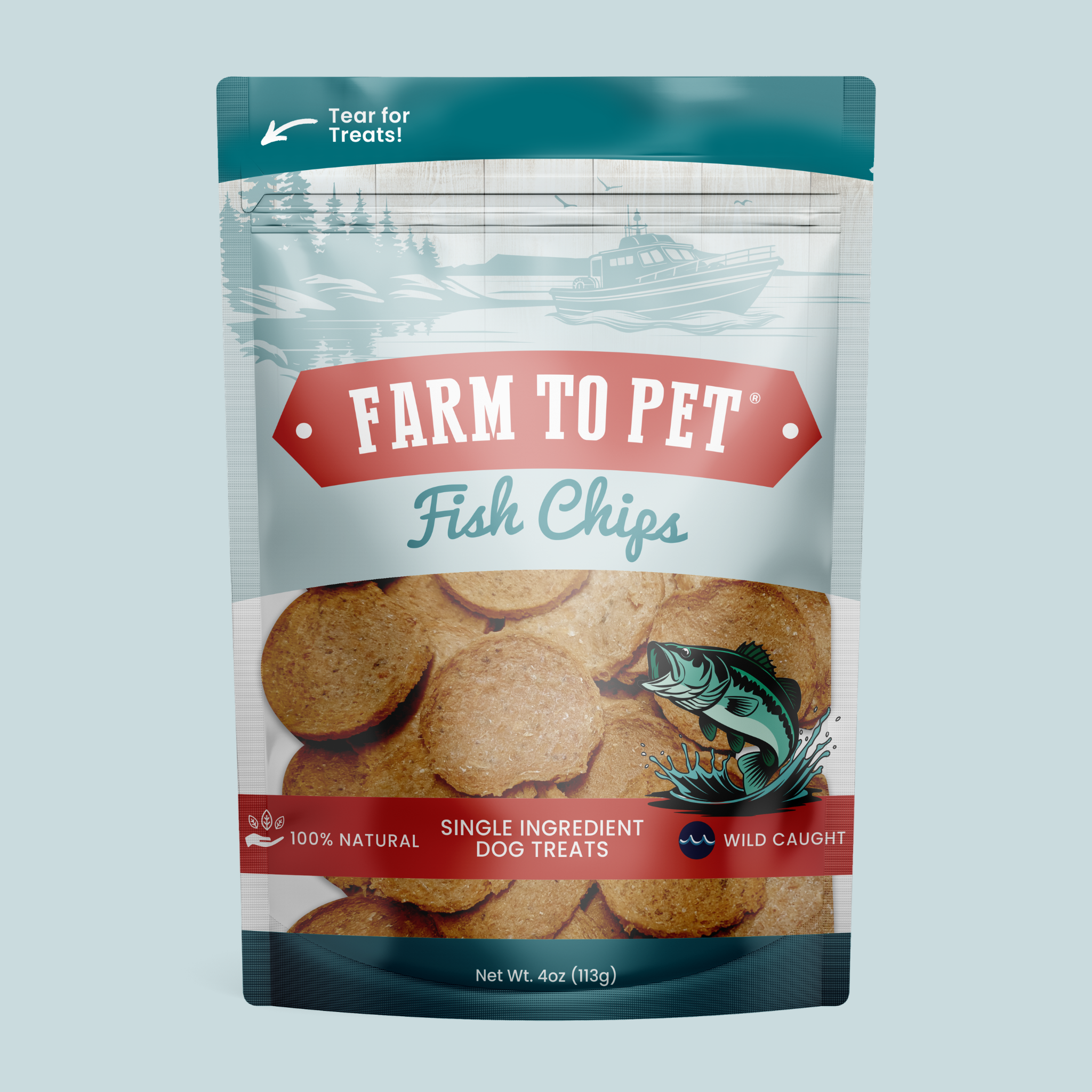 Fish Chips Dog Treats