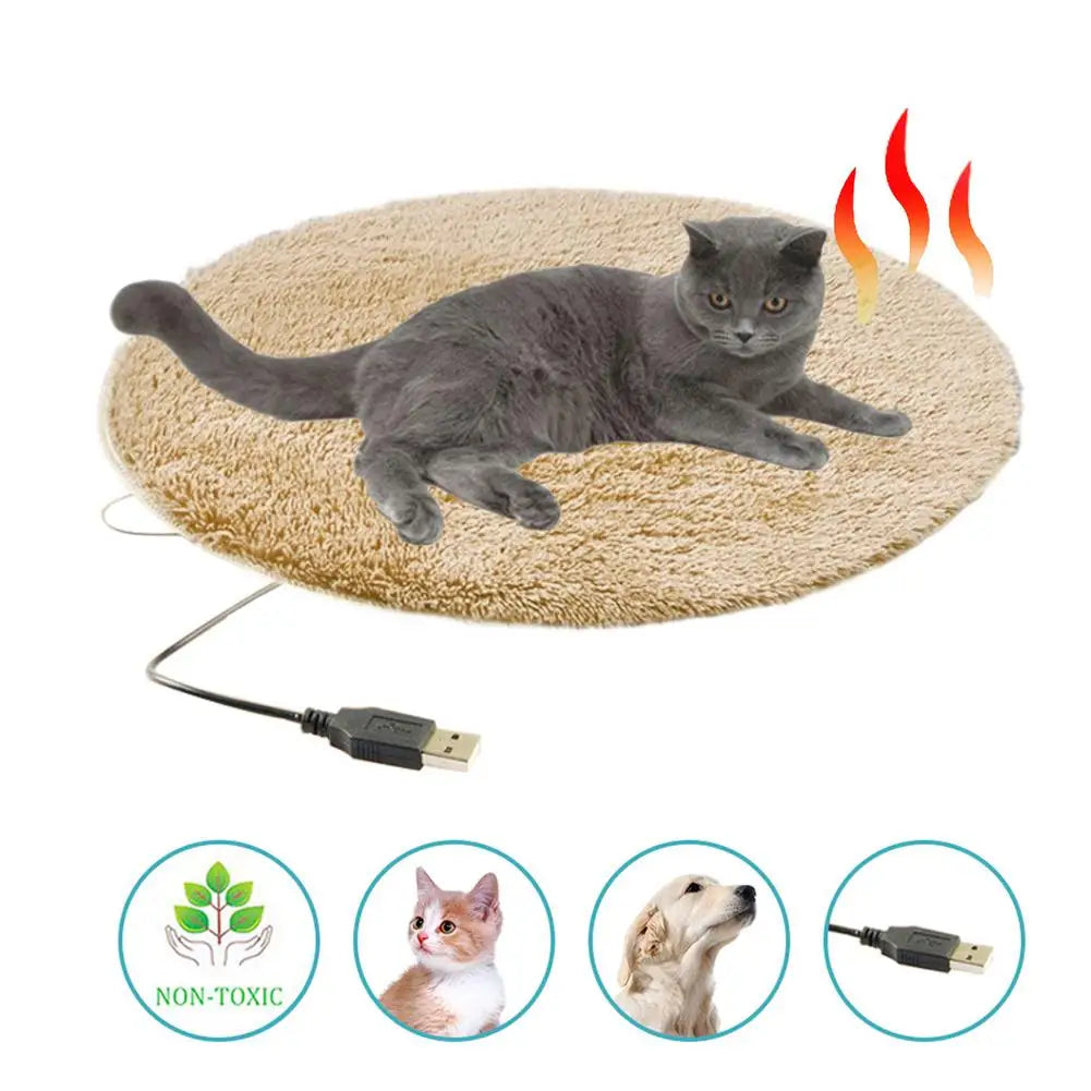 USB Heated Pet Blanket & Travel Mat