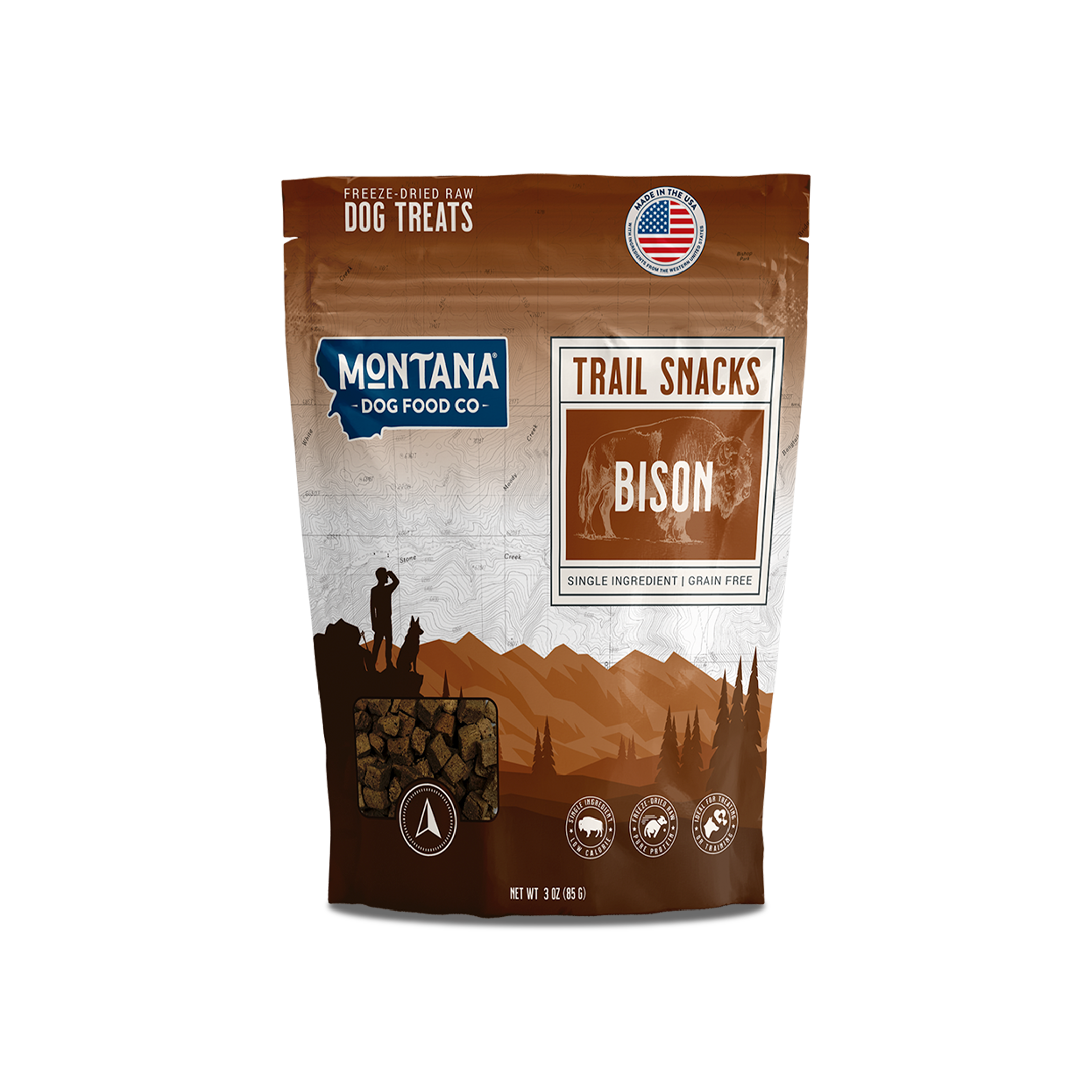 Bison Liver Freeze-Dried Trail Treats 3oz