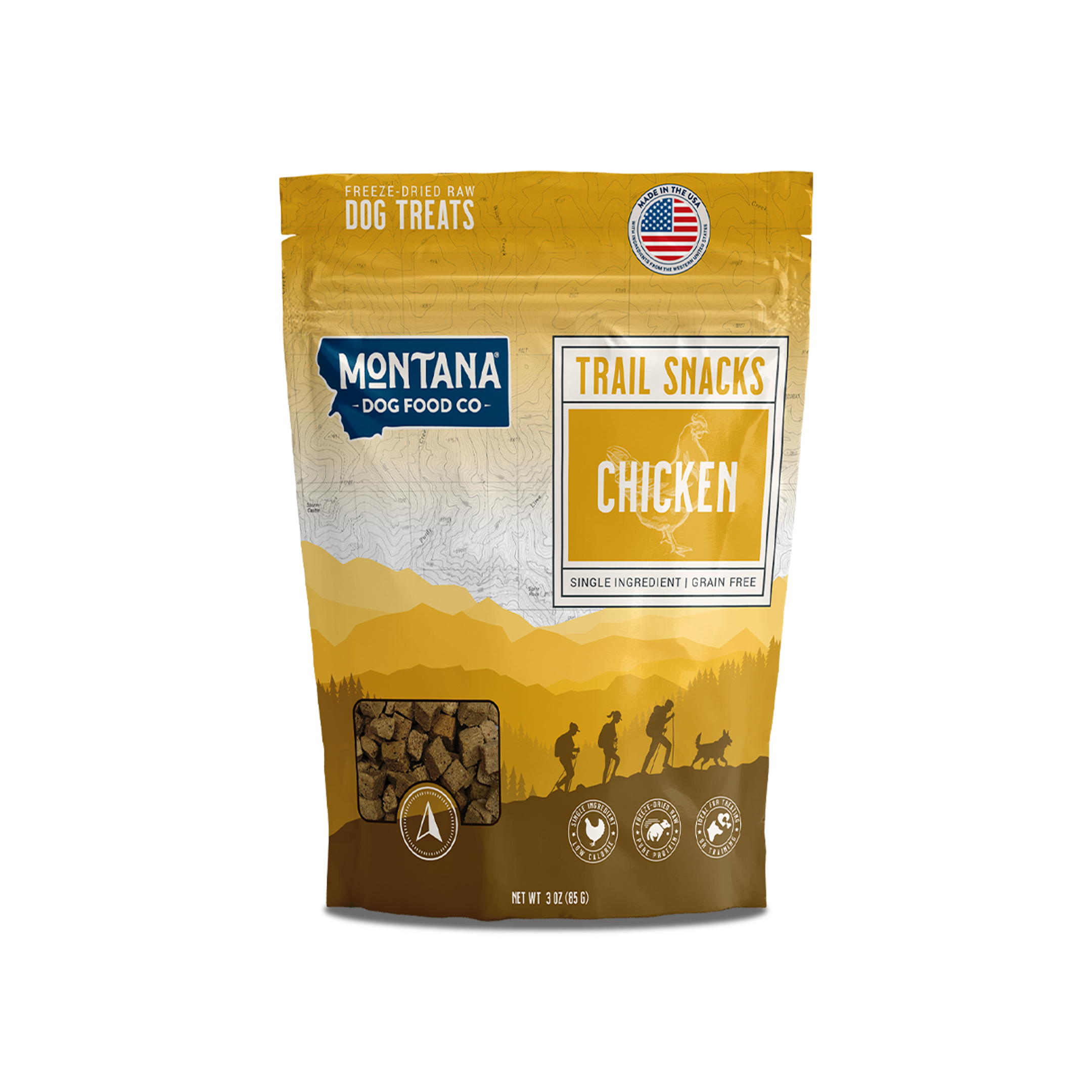 Chicken Breast Freeze-Dried Trail Treats 3oz