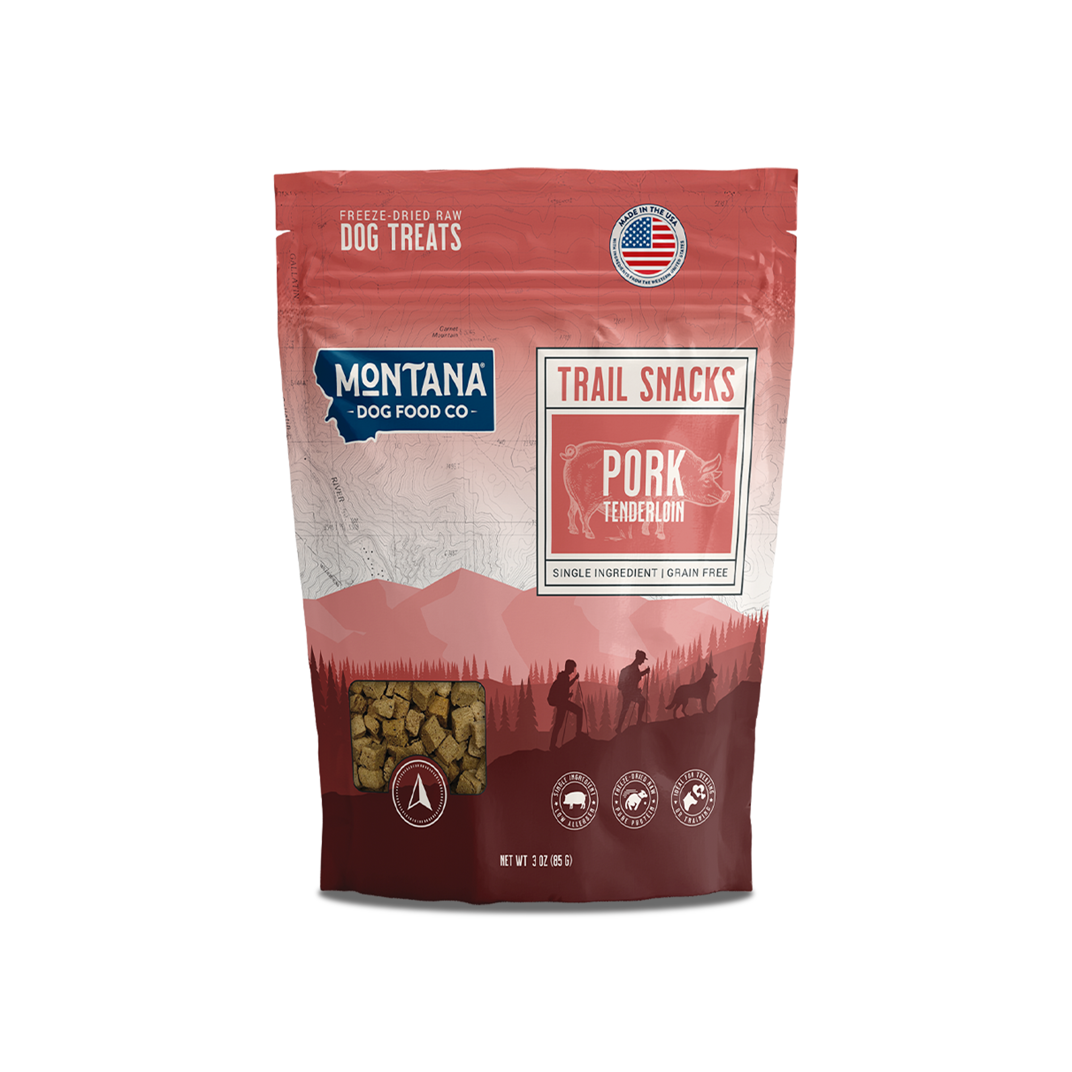 Pork Freeze-Dried Trail Treats 3oz