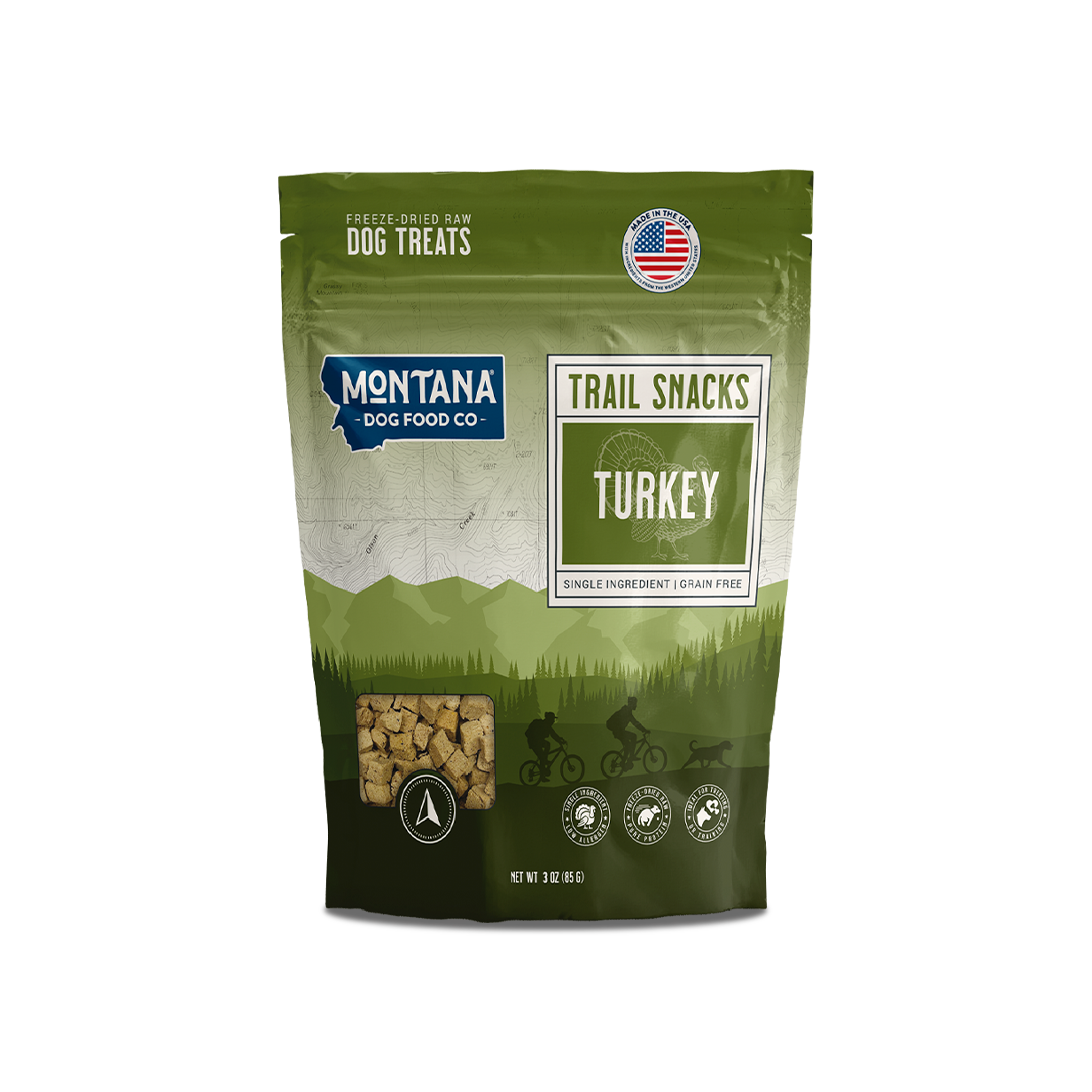 Turkey Heart Freeze-Dried Trail Treats 3oz