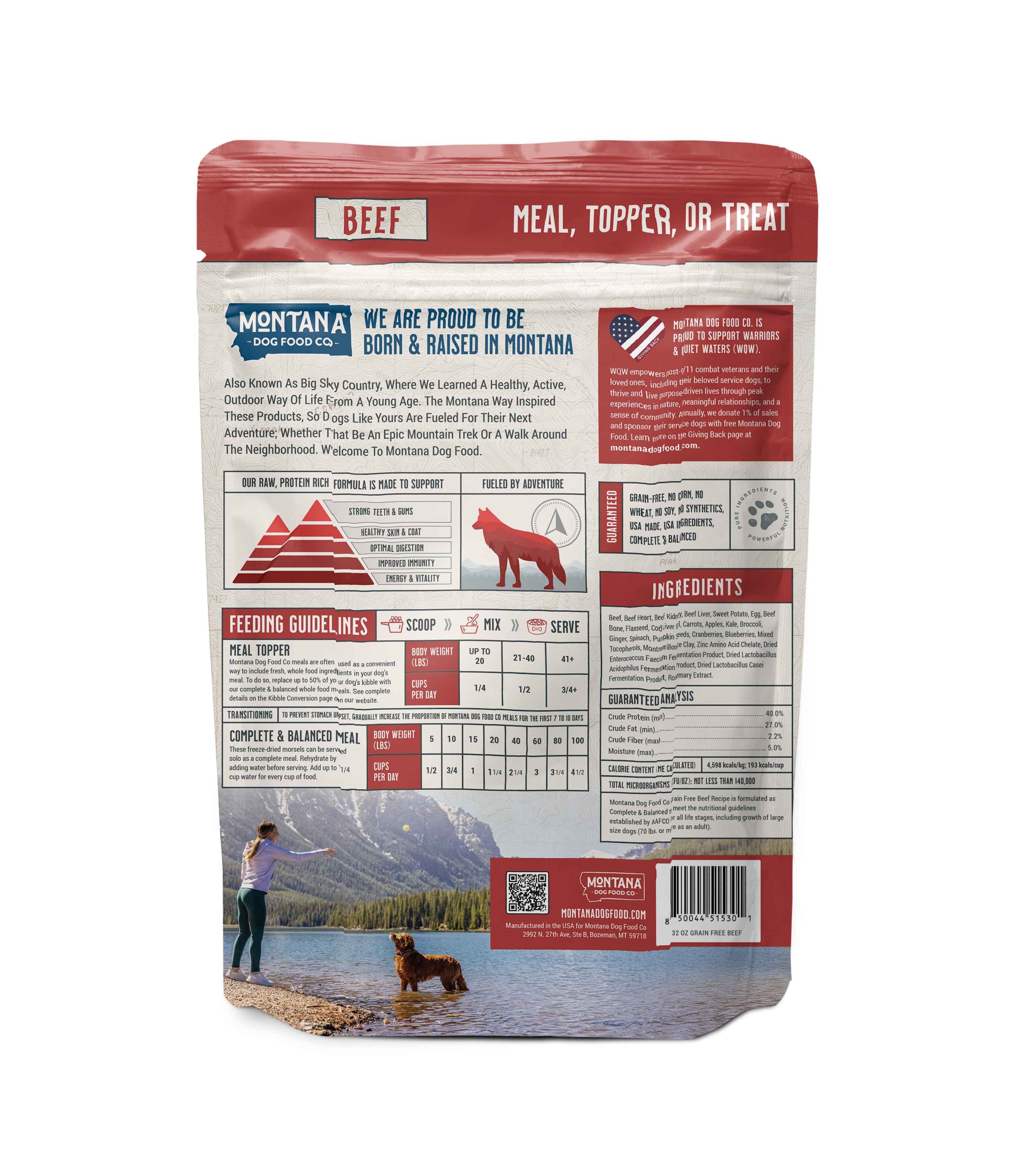 Grain-Free Beef Freeze-Dried Dog Food