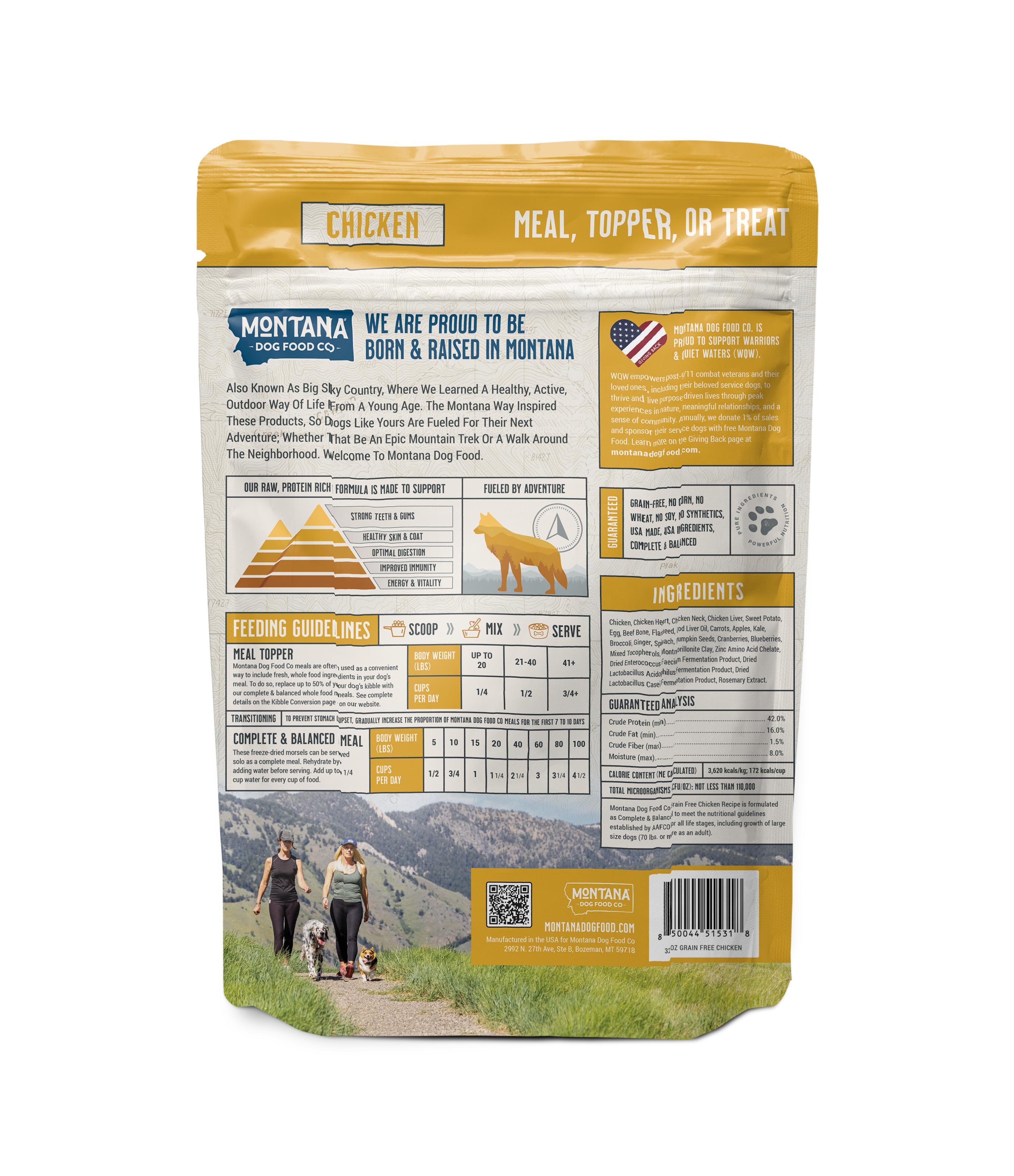 Grain-Free Chicken Freeze-Dried Dog Food