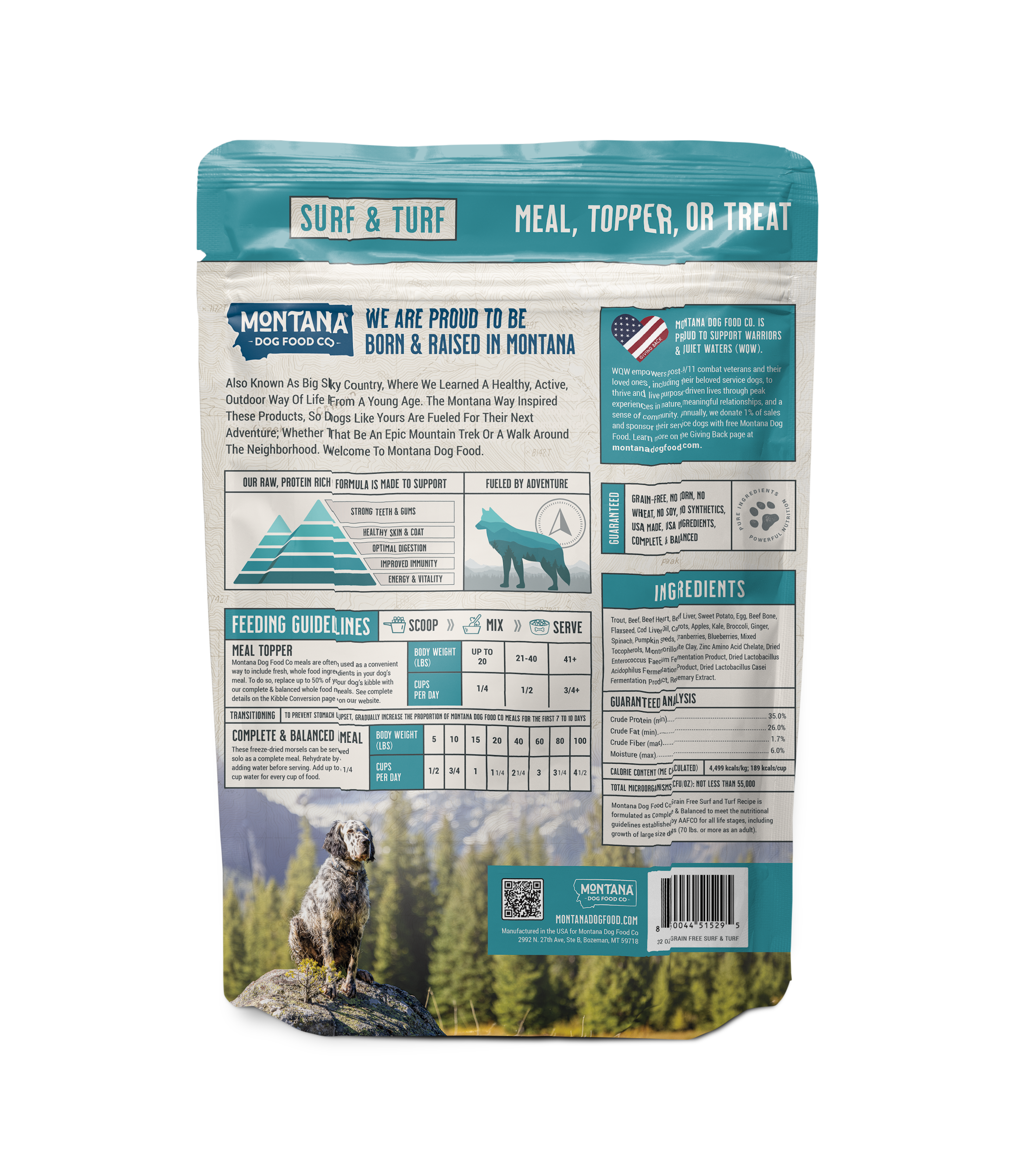 Grain-Free Surf & Turf Freeze-Dried Dog Food