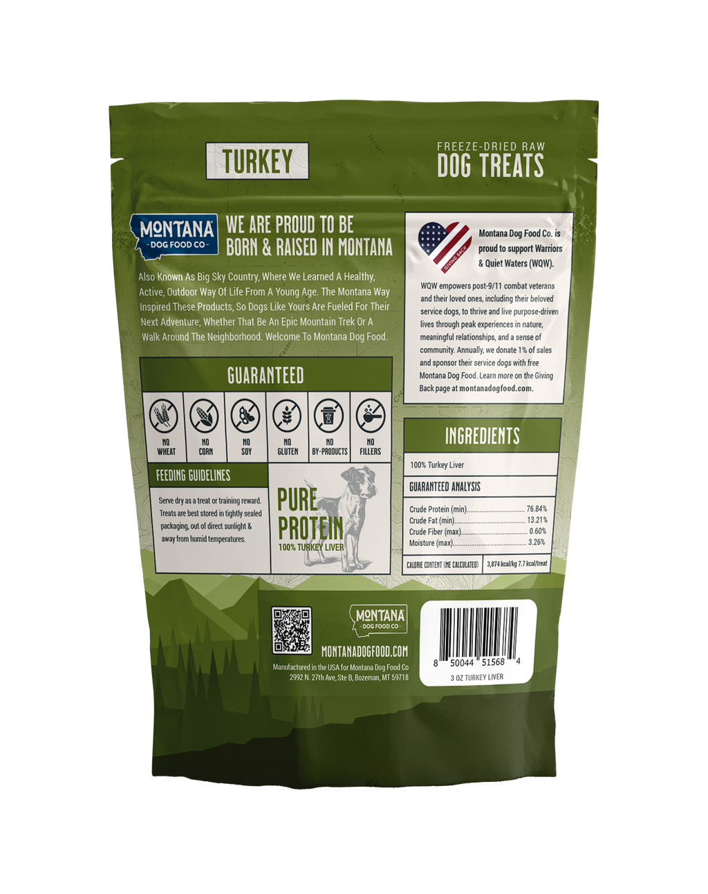 Turkey Heart Freeze-Dried Trail Treats 3oz
