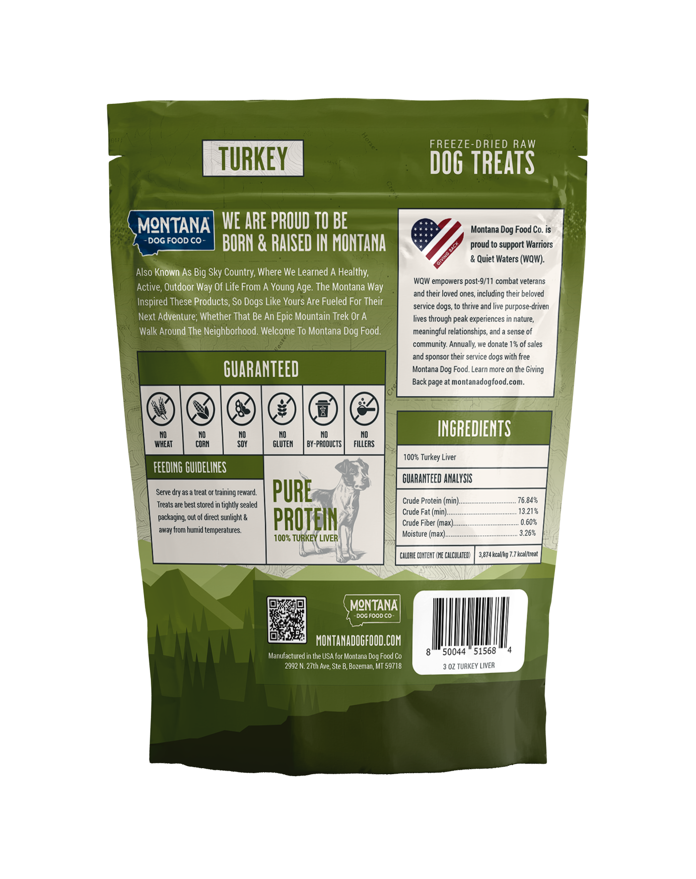 Turkey Heart Freeze-Dried Trail Treats 3oz