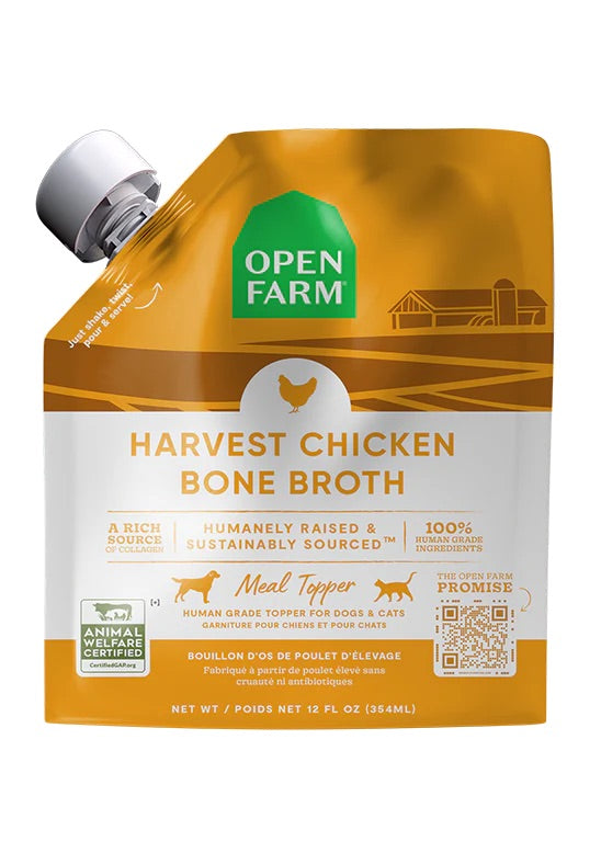 Open Farm Chicken Bone Broth 12oz