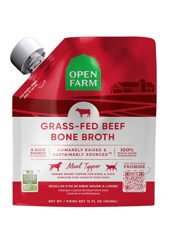 Open Farm Beef Bone Broth 12oz