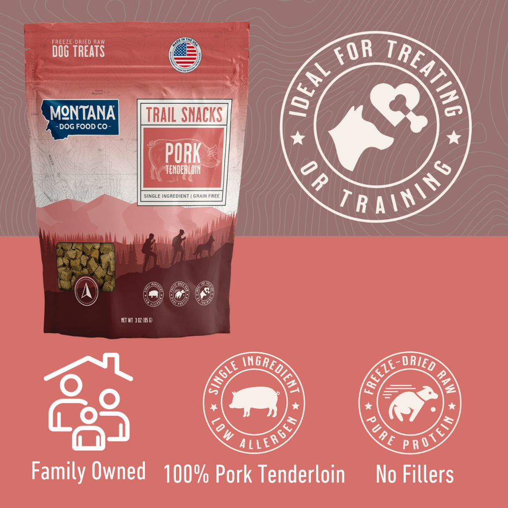 Pork Freeze-Dried Trail Treats 3oz