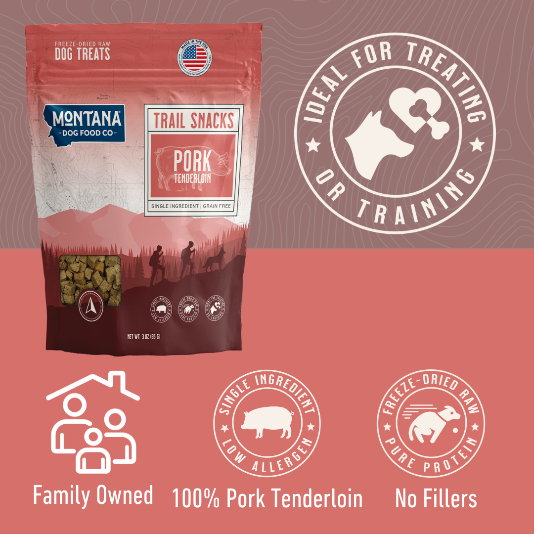 Pork Freeze-Dried Trail Treats 3oz