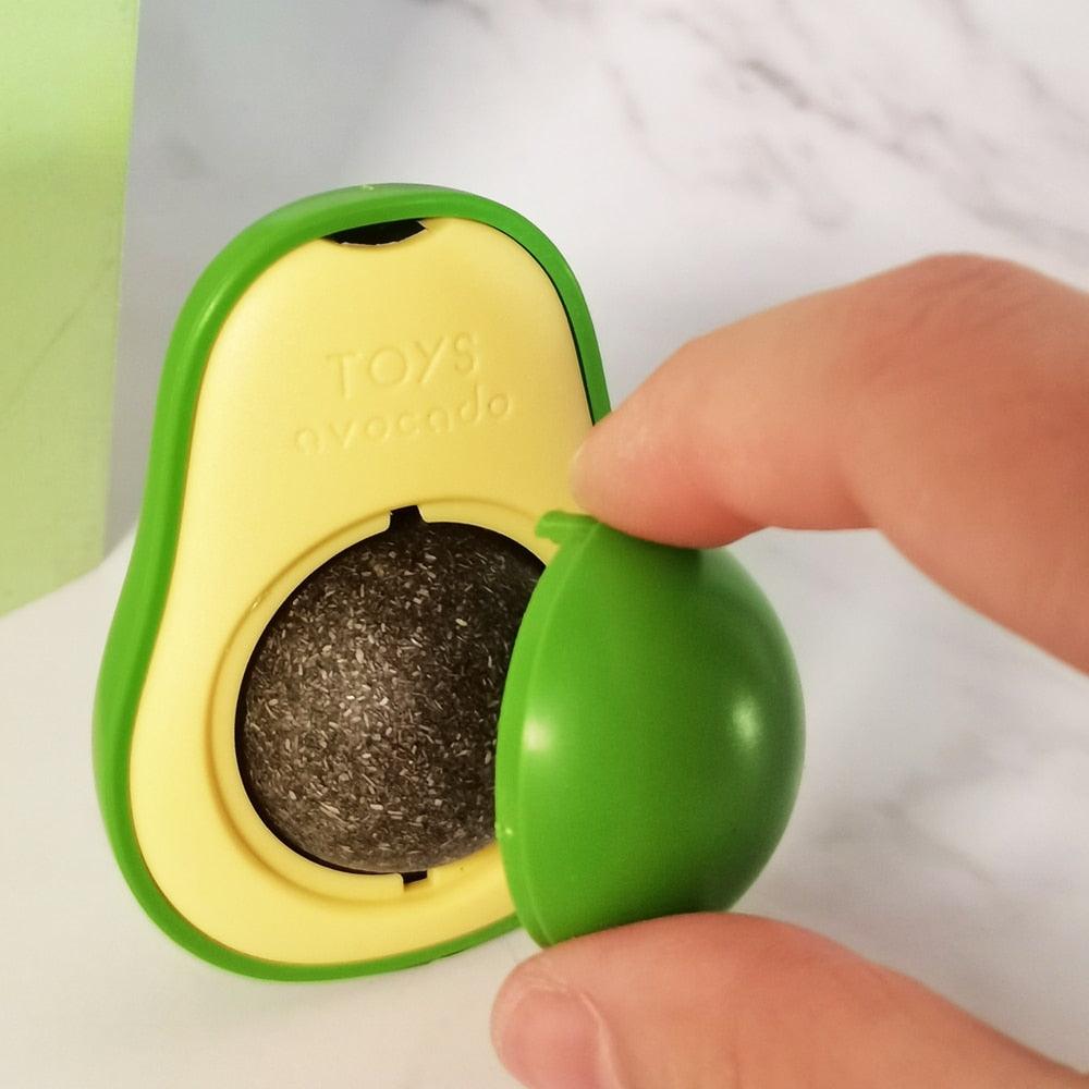 Avocado Catnip Licking Wall Ball Cat Toy