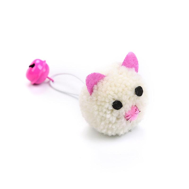 Plush Bell Mouse Cat Toys (4-Pack)