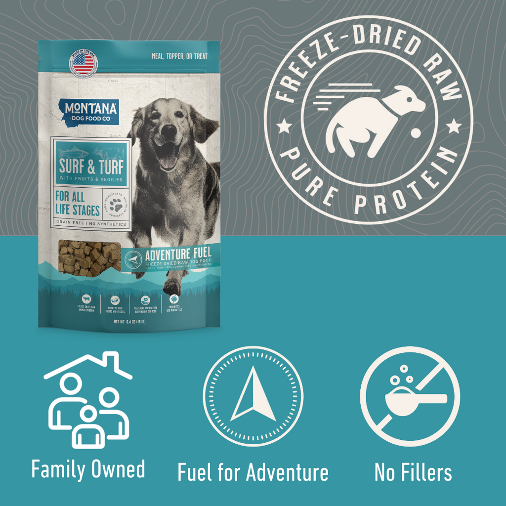 Grain-Free Surf & Turf Freeze-Dried Dog Food